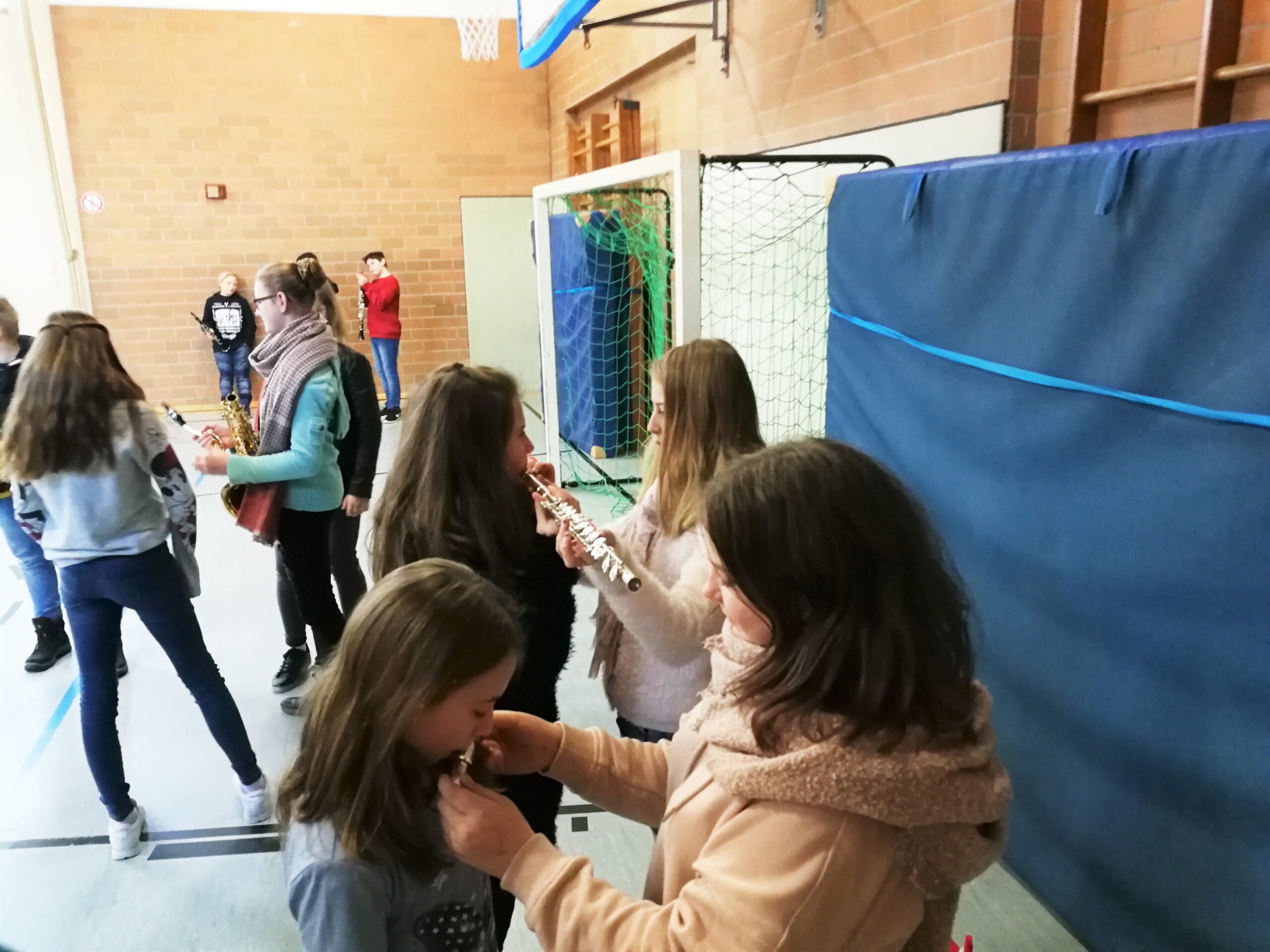 Musikklasse der Gesamtschule Waldbröl zu Besuch