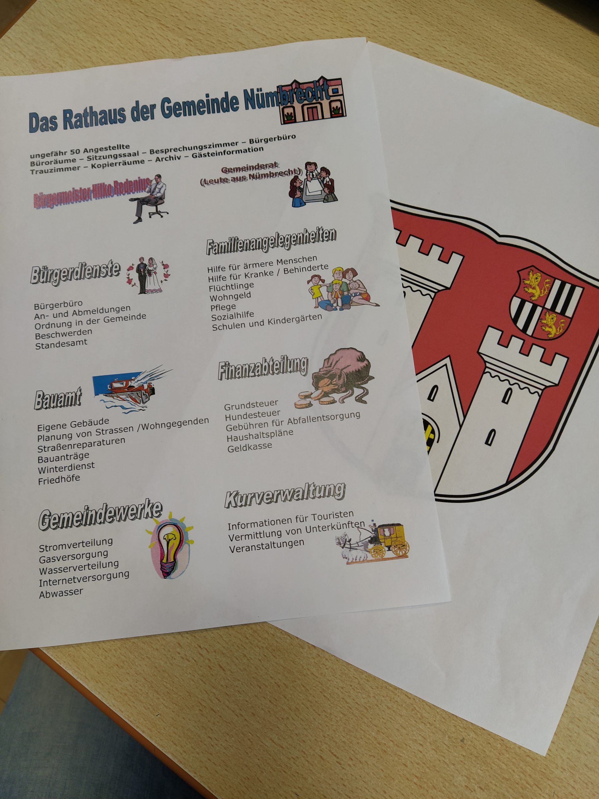 Besuch im Rathaus Nümbrecht